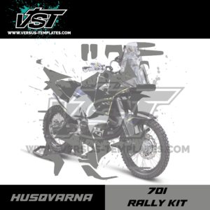gabarit template husqvarna 701 rally kit vectoriel vst
