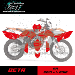 gabarit template schablone modelo szablon beta 125 200 250 300 380 430 490 rr 2010 2011 2012 VST vectoriel 4