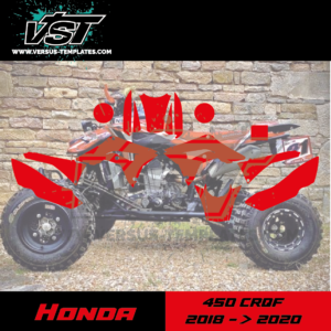 gabarit template schablone modelo szablon honda 450 crqf 2018 2019 2020 vectoriel vst_Plan de travail 1