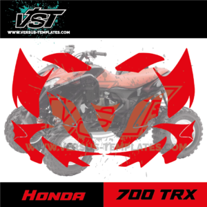 gabarit template schablone modelo szablon honda 700 trx vectoriel vst 2