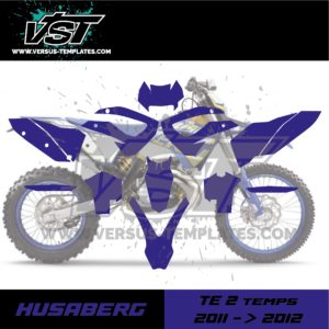 gabarit template schablone modelo szablon husaberg te 2011 2012 VST vectoriel 2