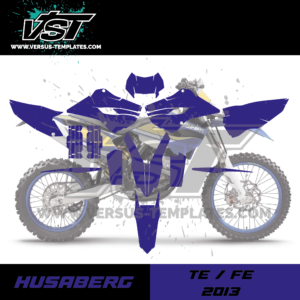 gabarit template schablone modelo szablon husaberg te fe 2013 VST vectoriel_Plan de travail 1