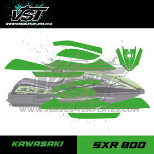 gabarit template schablone modelo szablon jet ski kawasaki sxr 800 vectoriel vst_Plan de travail 1