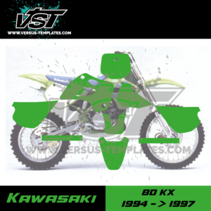 gabarit template schablone modelo szablon kawasaki 80 kx 1994 1995 1996 1997 VST vectoriel_Plan de travail 1