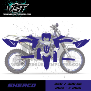 gabarit template schablone modelo szablon sherco 250 300 se 2012 2013 2014 2015 2016 VST vectoriel_Plan de travail 1