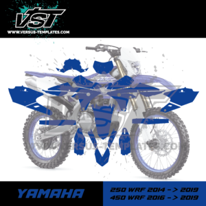 gabarit template schablone modelo szablon yamaha 250 456 wrf 2014 2015 2016 2017 2018 2019 VST vectoriel_Plan de travail 1