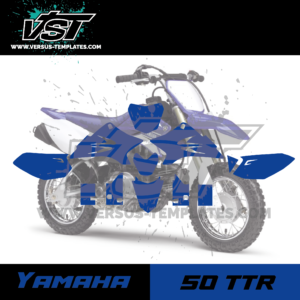 gabarit template schablone modelo szablon yamaha 50 ttr VST vectoriel