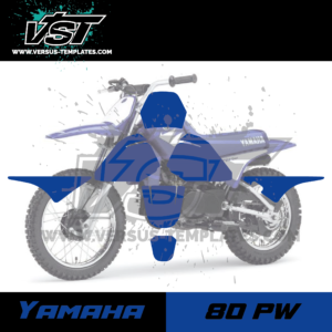 gabarit template schablone modelo szablon yamaha 80 pw VST vectoriel