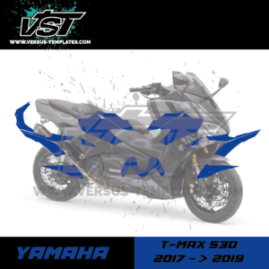 gabarit template schablone modelo szablon yamaha t max 2017 2018 2019 VST vectoriel_Plan de travail 1