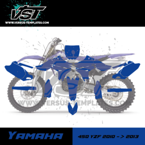 gabarit template yamaha 450 yzf 2010 2011 2012 2013 VST vectoriel
