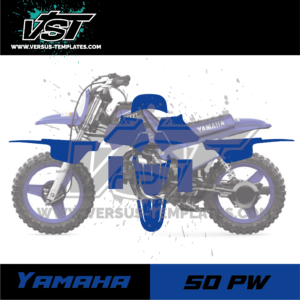 gabarit template yamaha 50 pw VST vectoriel