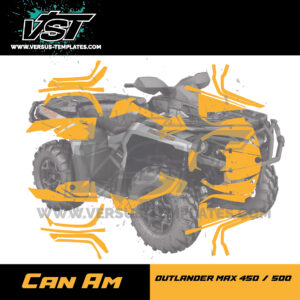 template gabarit can am outlander 450 500 max vectoriel vst 2