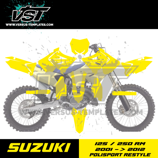 template gabarit motocross suzuki 125 250 rm 2001 2002 2003 2004 2005 2006 2007 2008 2009 2010 2011 2012 polisport restyle vst vectoriel 2_Plan de travail 1