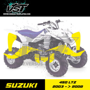 template gabarit suzuki 400 ltz 2003 2004 2005 2006 2007 2008 vst vectoriel_Plan de travail 1