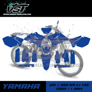 template gabarit yamaha 125 250 wr yze 2002 2003 2004 2005 2006 2007 2008 2009 2010 2011 2012 2013 2014 VST vectoriel web_Plan de travail 1