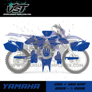 template gabarit yamaha 250 450 wrf 2005 2006 VST vectoriel web_Plan de travail 1