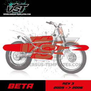 gabarit template schablone modelo szablon beta rev3 2005 2006 VST vectoriel 2