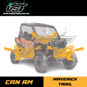 gabarit template schablone modelo szablon can am maverick trail VST vectoriel_Plan de travail 1