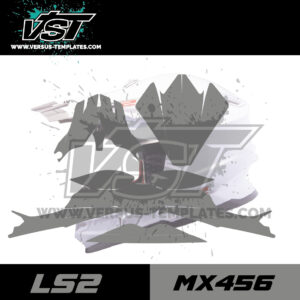 gabarit template schablone modelo szablon casque ls2 mx456 vectoriel vst_Plan de travail 1