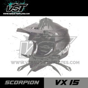 gabarit template schablone modelo szablon casque scorpion vx 15 vectoriel vst_Plan de travail 1