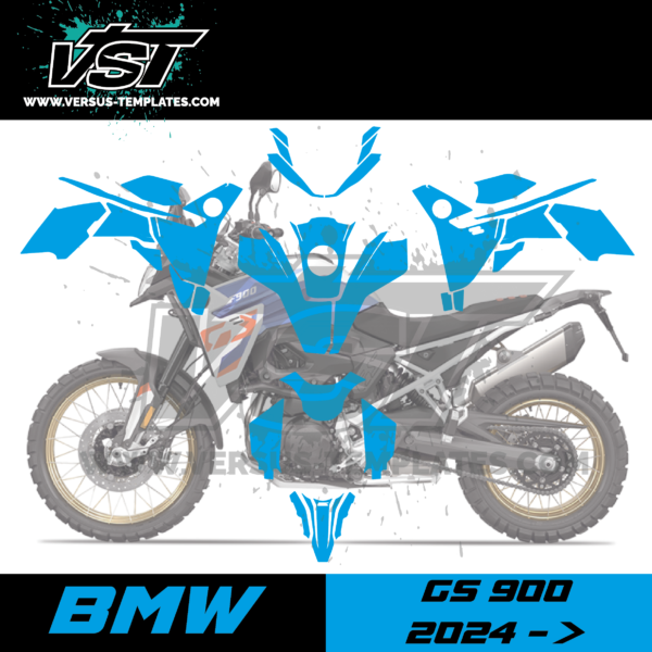 gabarit template schablone modelo szablon bmw 900 gs 2024 2025 vectoriel_Plan de travail 1