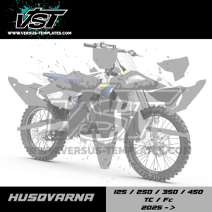 gabarit template schablone modelo szablon husqvarna 125 150 250 300 350 450 tc fc 2025 VST vectoriel_Plan de travail 1