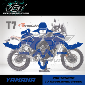 gabarit template schablone modelo szablon yamaha 700 Tenere rtech t7 revolution_Plan de travail 1