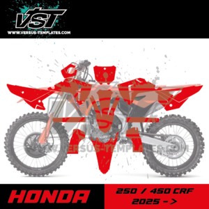 gabarit template schablone modelo szablon honda 250 450 crf 2025 VST vectoriel_Plan de travail 1